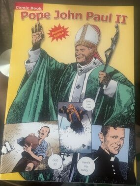 Pope John Paul II Comic by Toni Pagot (2002, Trade Paperback) 1st American ed